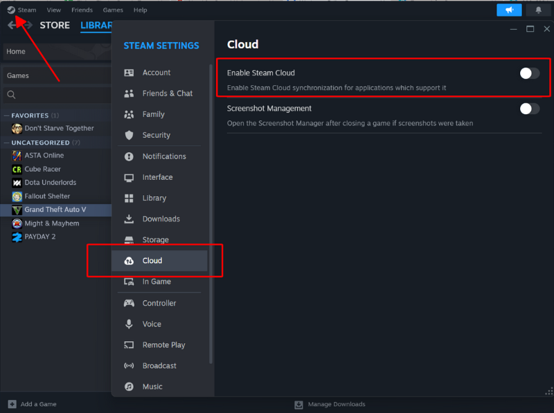 Steam Library