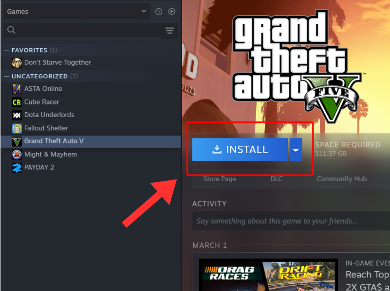 Steam Settings